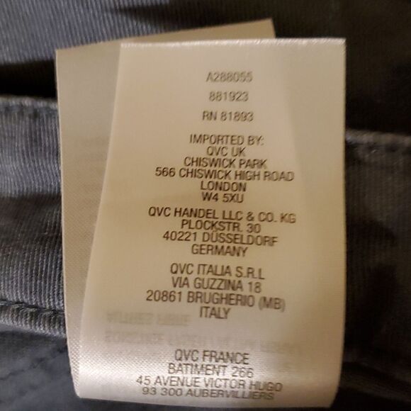 LOGO BY LORI GOLDSTEIN stretch twill cropped pants us 16 - Picture 6 of 7